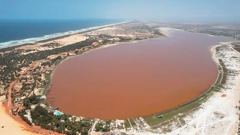 Senegal lago retba rosaceo 5octubre2025