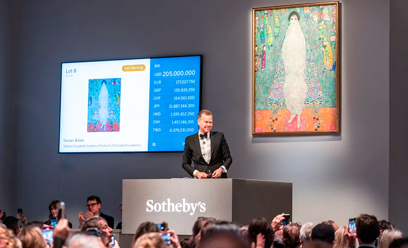 Klimtgustav retratodeelisabethlederer subasta 19noviembre2025