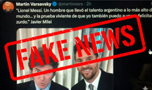Mileijavier fakenews messilionel 7noviembre2025