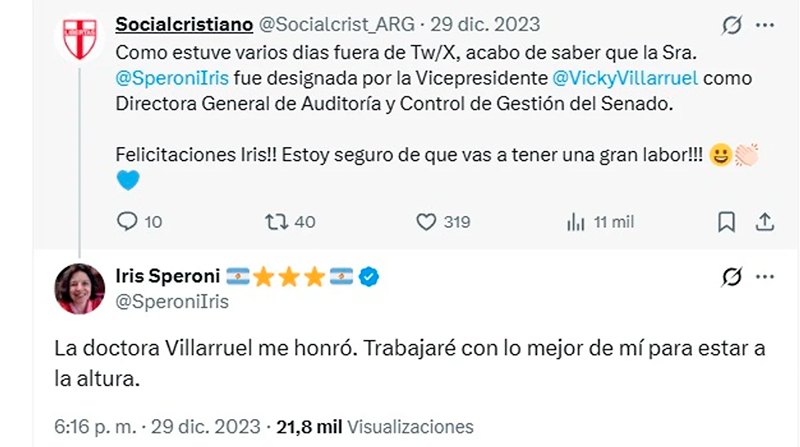 Speroniiris directora senado 16noviembre2025