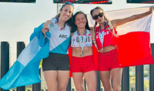 Sueldorocio podio campeonatosudamericano 1500metros 26noviembre2025