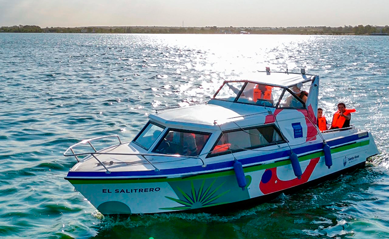 LagunaDonTomas pileta inauguracion lancha 29diciembre2025