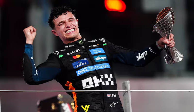 Norrislando festejo campeonato formula1 7diciembre2025