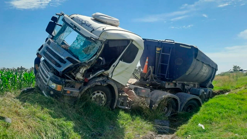 Camionero pampeano despiste rutanacional5 chivilcoy 5diciembre2025