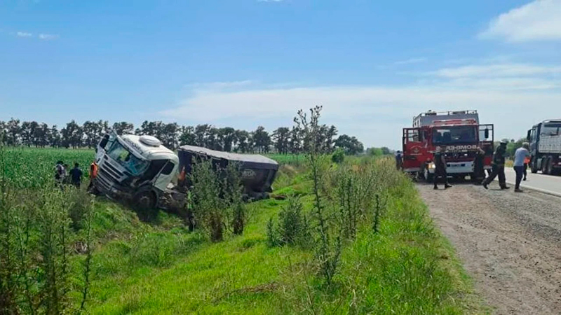 Camionero pampeano despiste rutanacional5 chivilcoy 5diciembre2025 1