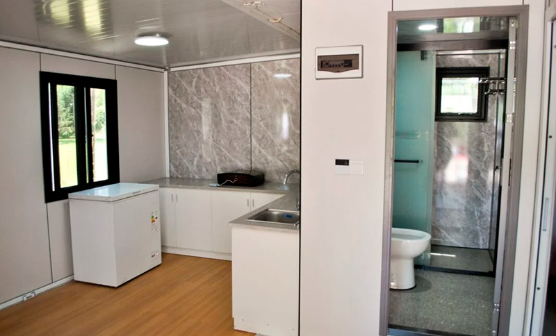 Casas chinas contenedores Canning cocina banio 25diciembre2025