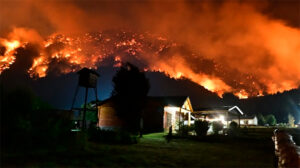 Chubut incendio casa 27enero2026