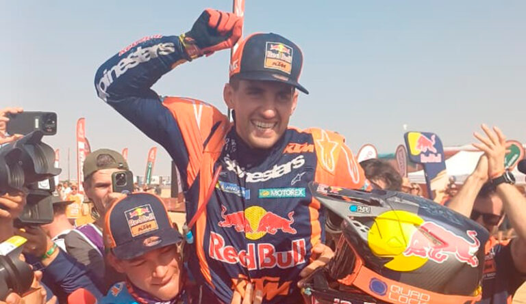 Dakar BenavidezLuciano festejo 17enero2026