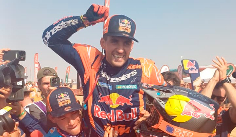 Dakar BenavidezLuciano festejo 17enero2026