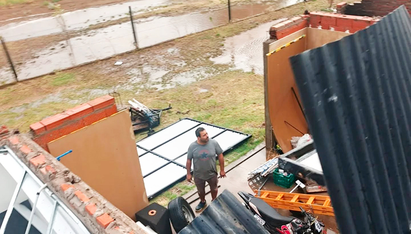GeneralAcha destrozos tormenta techo 21enero2026