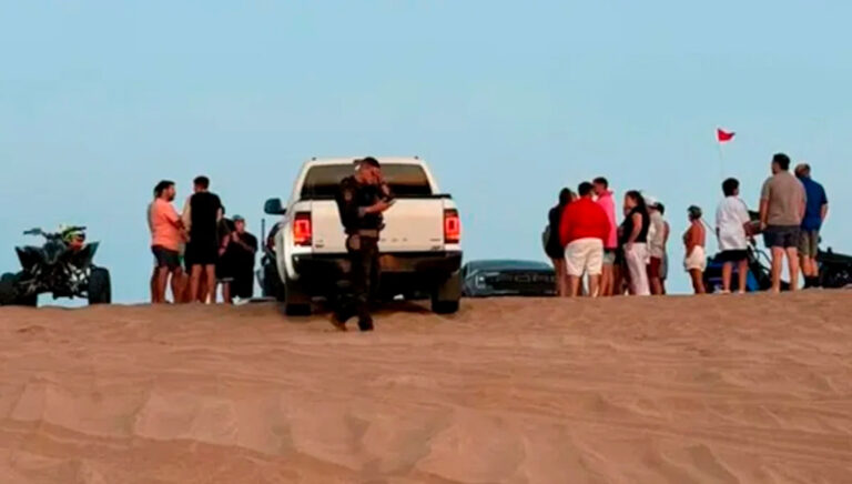 Pinamar choque camioneta UTV 12enero2026