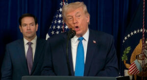 TrumpDonald conferencia ataque gesto Venezuela 3enero2026