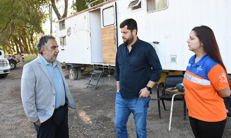 VeraGustavo FunesFernando recorrido dispositivos rutasprovinciales 17enero2026