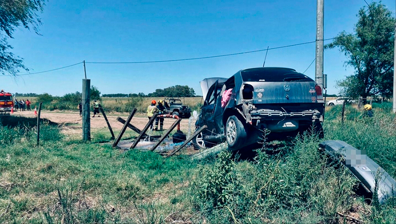 Choque VWGol castense QuemuQuemu 4enero2026