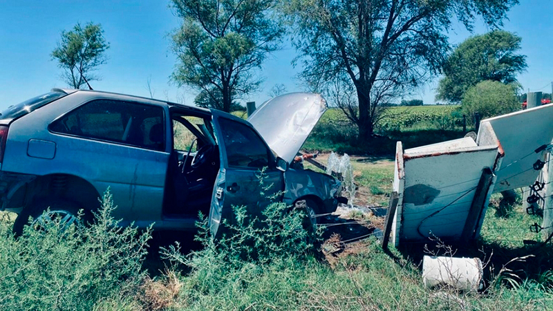 Choque VWGol castense QuemuQuemu 4enero2026