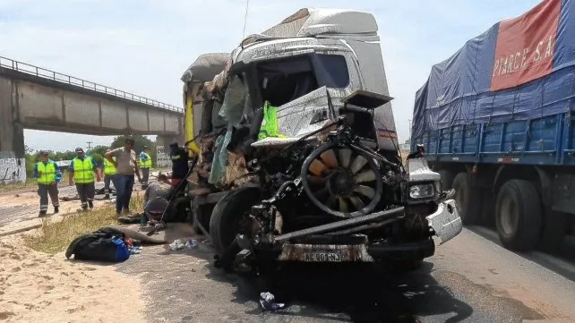 Choque camiones pampeano EntreRios 9enero2026