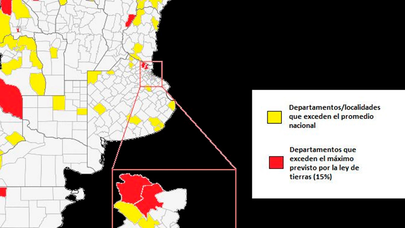 Mapa extranjerizacion tierras LaPampa 10enero2026