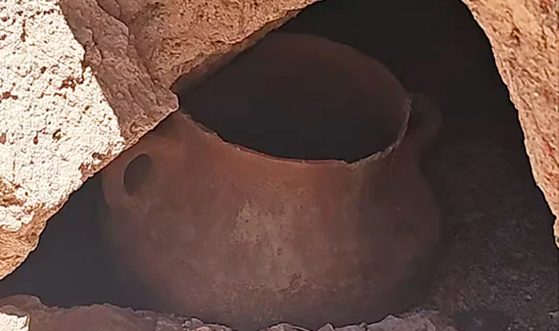 Vasija prehispanica mineria SanJuan 22enero2026