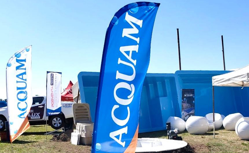 Acquam piletas stand feria 5febrero2026