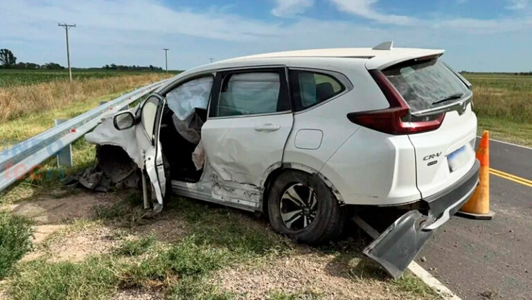 Honda SUV despiste rutaprovincial101 accidentada Falucho 3febrero2026
