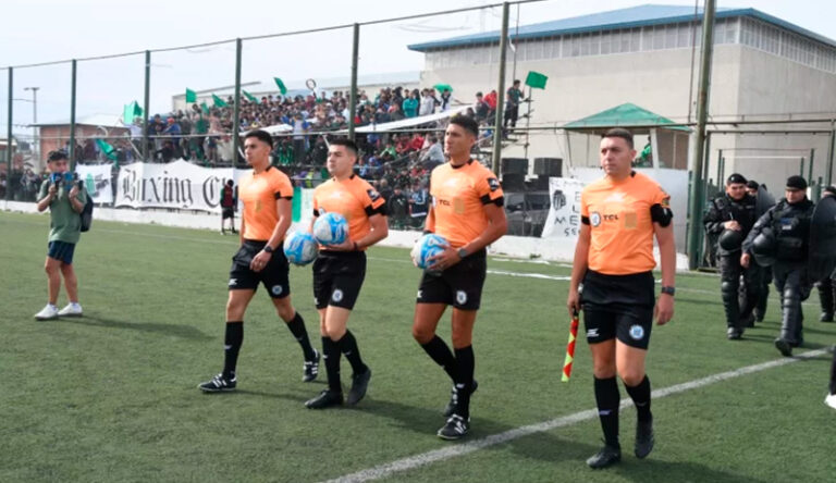 Arbitros pampeanos partido SantaCruz 2febrero2026