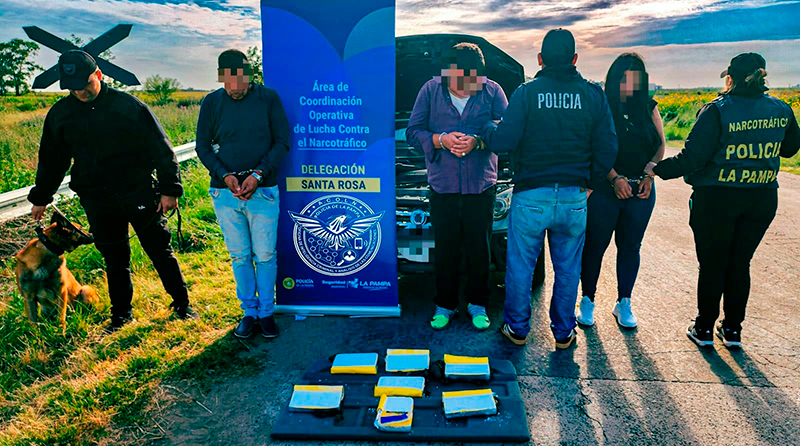 Drogas cocaina detenidos policia LaPampa 21febrero2026