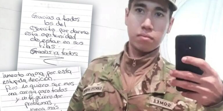 Soldado, olivos, suicidio