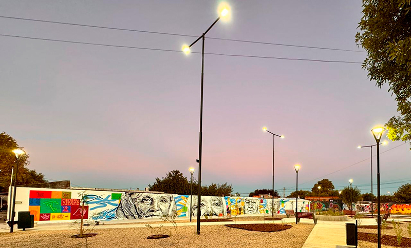Iluminacion barrio AquilesRegazzoli 24marzo2026