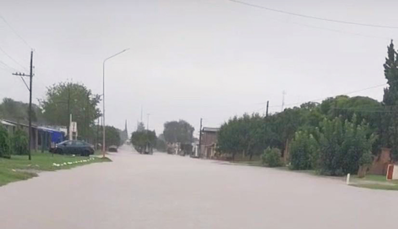 LaMaruja lluvia inundacion calle 5marzo2026