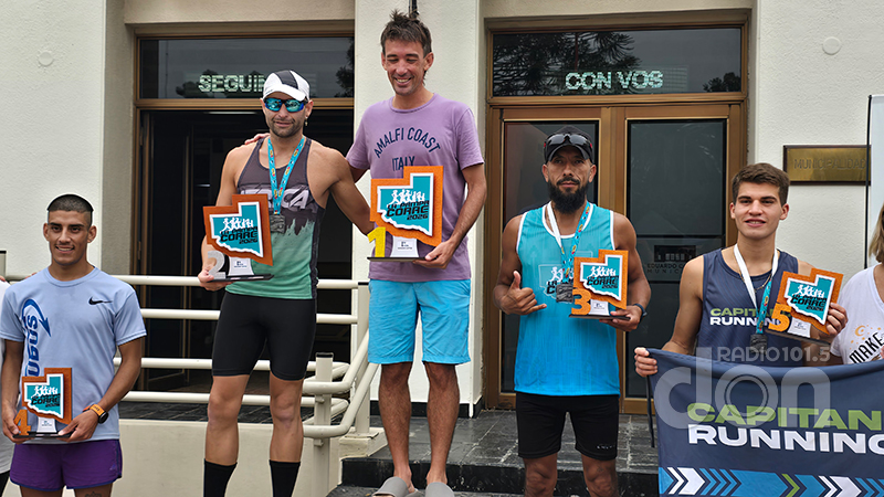 LaPampaCorre podio caballeros 5K 29marzo2026