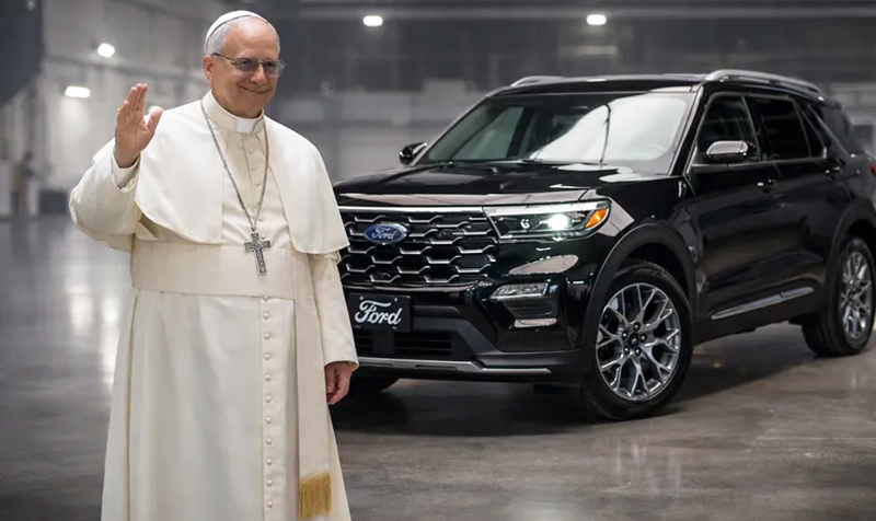 LeonXIV Ford Explorer hibrida 20marzo2026