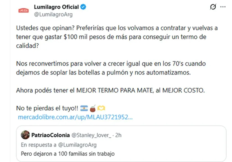 Lumilagro redessociales polemica 23marzo2026