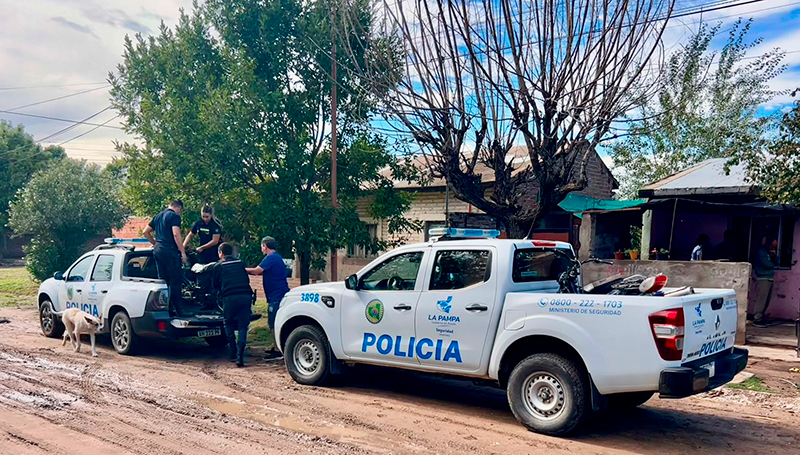 Allanamiento moto robo patrulleros Castex 13marzo2026