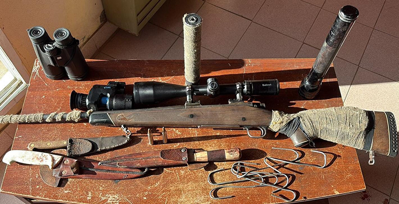 Cazadores secuestro armas Victorica 10marzo2026