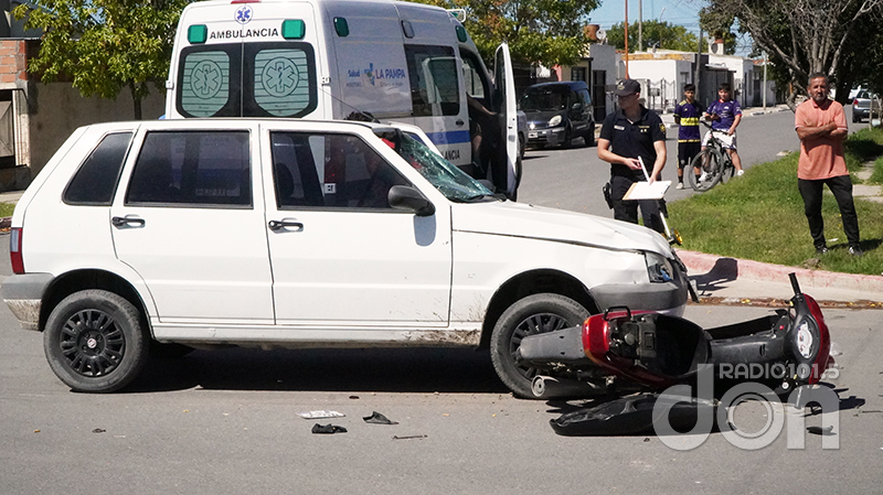 Choque FiatUno moto hospitalizados 27marzo2026
