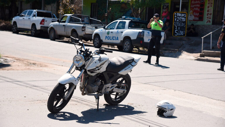 Moto choque fallecimiento policia SantaRosa 10marzo2026