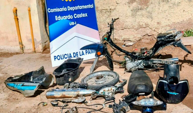 Moto robo desarmada Castex 13marzo2026