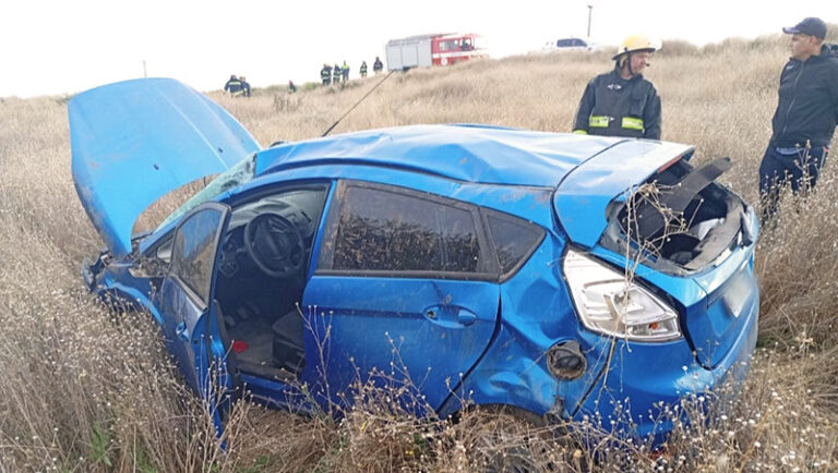 Vuelco FordFocus Guatrache rutanacional35 8marzo2026