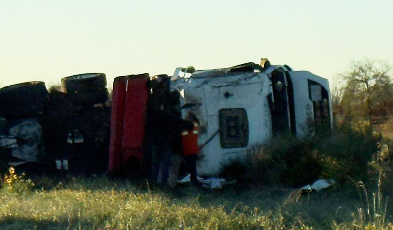 Vuelco camion Chacharramendi 25marzo2026