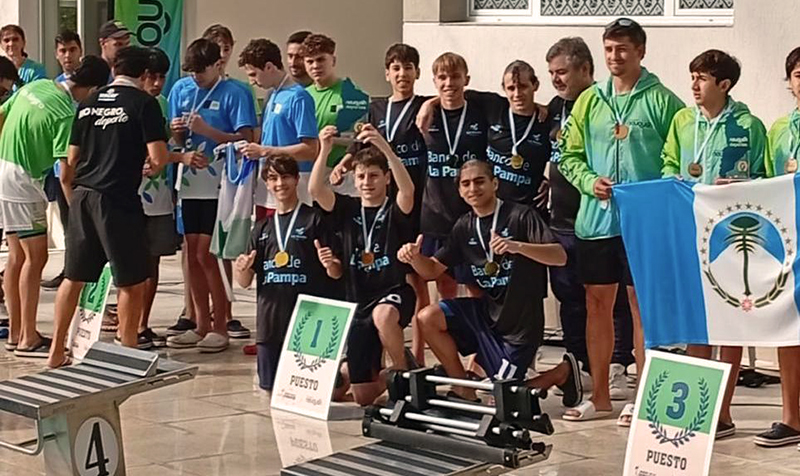 Epade JIP podio natacion LaPampa 23abril2026