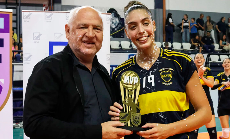 OtamendiGisela BocaJuniors MVP campeonato 19abril2026