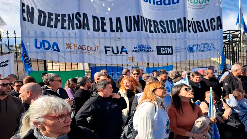 UniversidadPublica protesta LeydeFinanciamientoEducativo 26abril2026