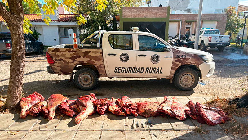 Carne caballos secuestro patrullero 25deMayo 21abril2026