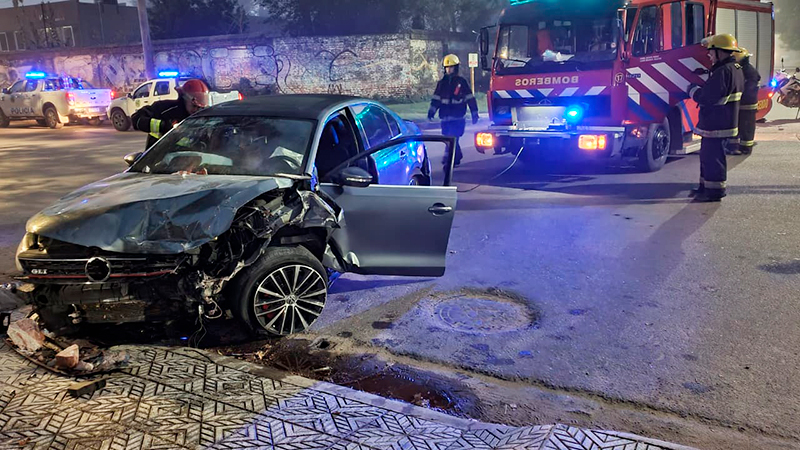 Choque VW Vento conductor alcoholizado GeneralPico 12abril2026