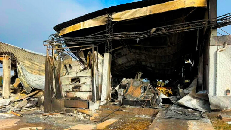 Alpachiri fabrica mozarella incendio 16mayo2026