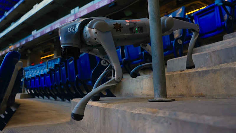 Mexico policia perros robots seguridad estadio 12mayo2026