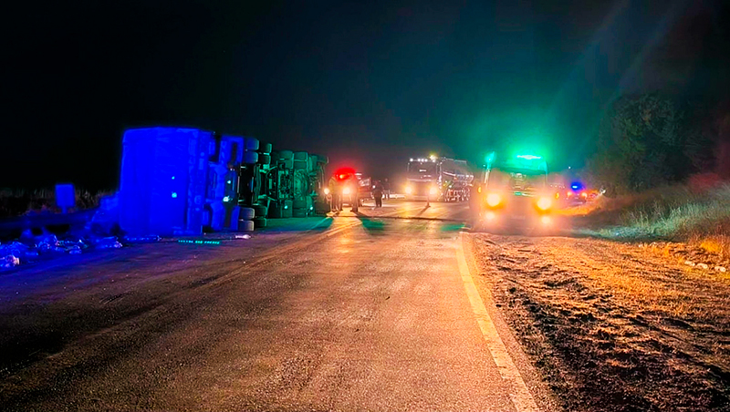 Camion vuelco rutanacional35 alcoholizado chofer 30mayo2026