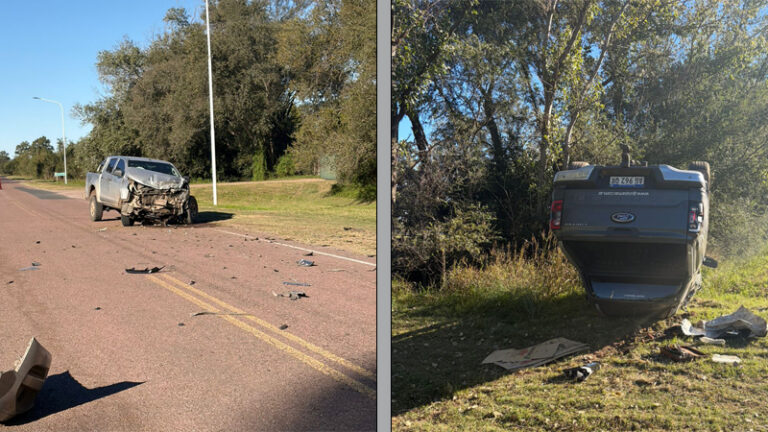 Choque camionetas IntendenteAlvear 3mayo2026