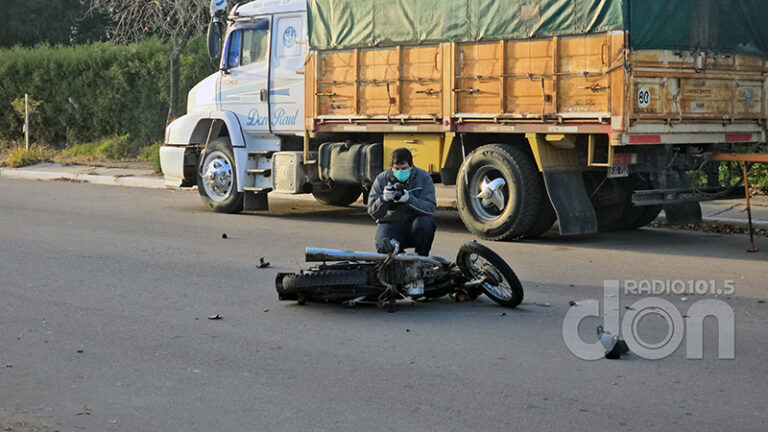 Policia fallecimiento choque camion Castex 26mayo2026