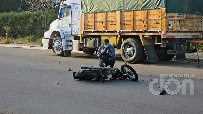 Policia fallecimiento choque camion Castex 26mayo2026
